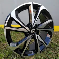 Rodas Gt-7 Honda Civic Si Aro 20x8 5x114 (jogo) + Bicos Cor Preto Com Diamantado Foto mini  2