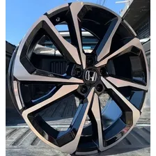 Rodas Gt-7 Honda Civic Si Aro 20x8 5x114 (jogo) + Bicos Cor Preto Com Diamantado Foto  mini 1