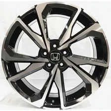 Rodas Gt-7 Honda Civic Si Aro 20x8 5x114 (jogo) + Bicos Cor Preto Com Diamantado Foto mini  3