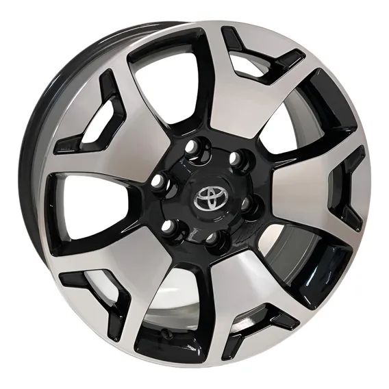 Rodas Hilux Srx Diamond Aro 20 2020 (jogo) + Bicos Cor Preto Com Diamantado Foto 1