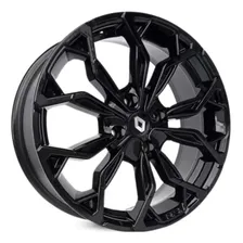 Rodas M16 Renault Logan Sandero Aro 14 4x100 (jogo) + Bicos Cor Preto Brilhante Foto mini 1