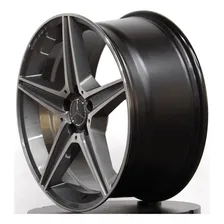 Rodas Mercedes Benz C250 Amg Aro 18 5x112 4 Rodas Jogo Raw Cor Grafite Diamante Foto mini 3