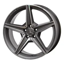Rodas Mercedes Benz C250 Amg Aro 18 5x112 4 Rodas Jogo Raw Cor Grafite Diamante Foto mini 1