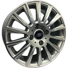Rodas New Fiesta Aro 15 4x108 (jogo) + Bicos Cor Prata Especial Foto mini 1
