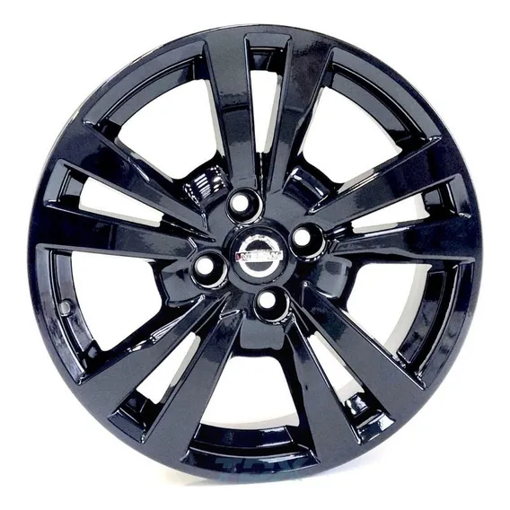 Rodas Nissan Kicks 2022 Aro 16 (jogo) + Bicos Cor Preto Brilhante Foto 1