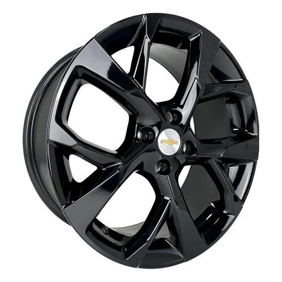 Rodas Nova Montana Aro 15 Onix Celta (jogo) +bicos S47 Cor Black Foto 1