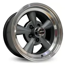Rodas Palito Aro 15 Cragar Maverick Ranger 5x114 / Jogo Cor Grafite Foto  mini 1