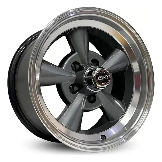 Rodas Palito Aro 15 Cragar Maverick Ranger 5x114 / Jogo Cor Grafite Foto 1
