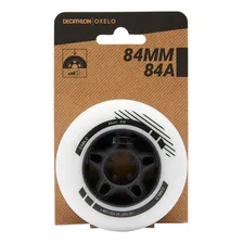Rodas Para Patins 84mm 84a (conjunto De 4 Rodas) Cor Branco Foto mini 2