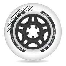 Rodas Para Patins 84mm 84a (conjunto De 4 Rodas) Cor Branco Foto mini 3