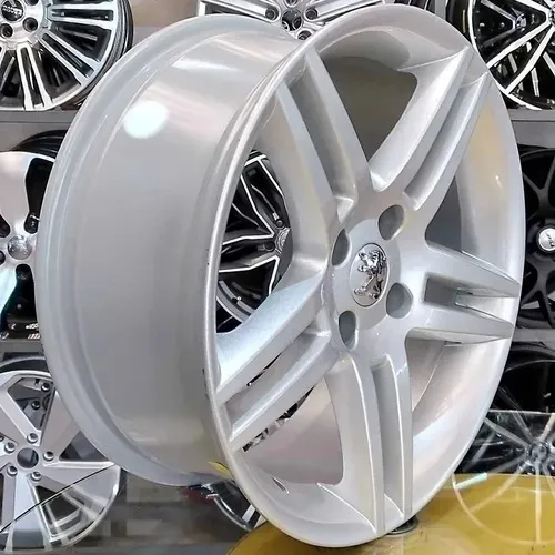 Rodas Peugeot R41 Aro 17 (4x108) (jogo) +bicos Cor Prata Foto 1