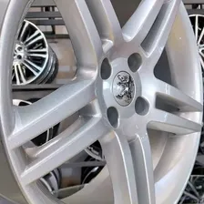 Rodas Peugeot R41 Aro 17 (4x108) (jogo) +bicos Cor Prata Foto mini 3