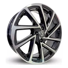 Rodas R-seven Gol Saveiro Aro 17 4x100 (jogo)+bicos Foto  mini 1