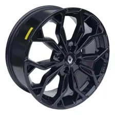 Rodas Renault Duster Oroch Aro 16 5x114 (jogo) +bicos Cor Black Foto mini 1