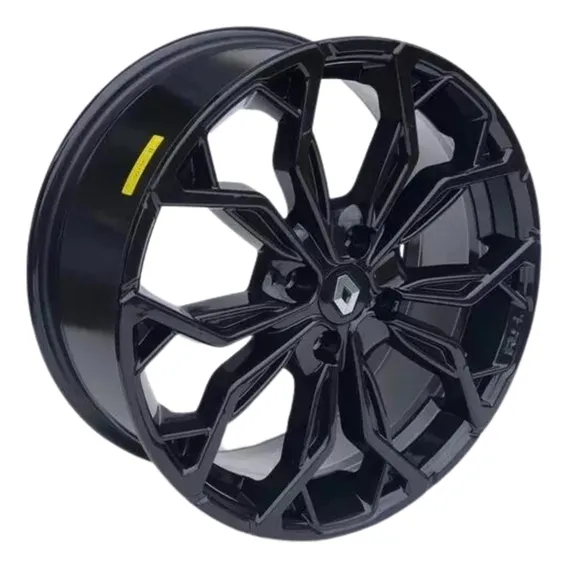 Rodas Renault Duster Oroch Aro 16 5x114 (jogo) +bicos Cor Black Foto 1