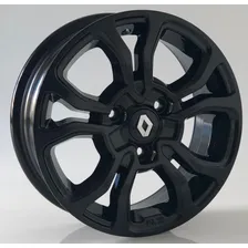 Rodas Renault Kwid Rs Aro14 ( Jogo) + Bicos + Anéis * Leia A Cor Preta Foto mini 1