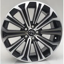 Rodas Toyota Corolla Hibrid Aro16 (jogo) + Bicos + Parafusos Cor Preto Diamantado Foto  mini 1
