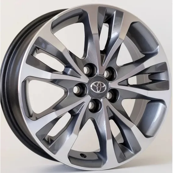 Rodas Toyota Corolla Xrs 2018 Aro 16 (jogo) + Bicos Cor Grafite Diamantado Foto 1