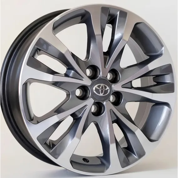 Rodas Toyota Corolla Xrs 2018 Aro 16 (jogo) + Bicos Cor Grafite Diamantado Foto 1