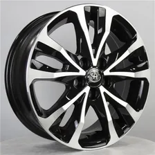 Rodas Toyota Corolla Xrs 2018 Aro16 (jogo) + Bicos Cor Preto Com Diamantado Foto  mini 1