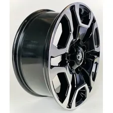 Rodas Toyota Hilux Srx 2021 Aro 17 (jogo) +bicos Cor Preto Com Diamantado Foto mini  3