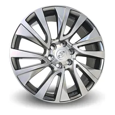 Rodas Toyota Hilux Sw4 Diamond Aro 18 6x139 (jogo) + Bicos Cor Grafite Foto  mini 1