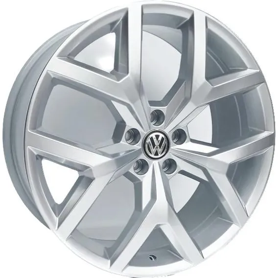 Rodas Vw Amarok V6 Highline Aro 20 Prata ( Jogo) + Bicos Foto 1