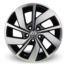 Rodas Vw Fox / Polo Aro 15 ( Jogo ) + Bicos Cor Preto Com Diamantado Foto mini 2