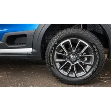Rodas Vw Saveiro Cross G7 Aro 15 4x100 (jogo) + Bicos Cor Grafite Diamantado Foto mini  3