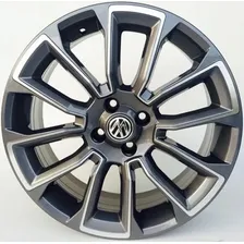 Rodas Vw Saveiro Cross G7 Aro 17 4x100 (jogo) + Bicos Cor Grafite Diamantado Foto mini 2
