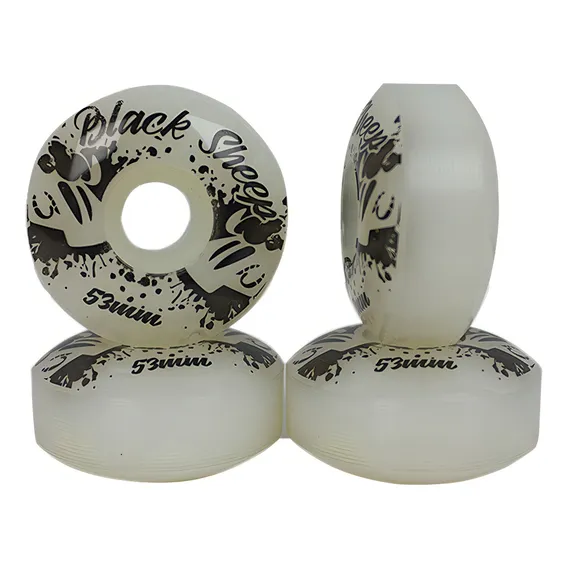 Rodinha Iniciante Skate Roda Black Sheep 53mm PU Dureza 97A Foto 1