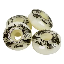 Rodinha Iniciante Skate Roda Black Sheep 53mm PU Dureza 97A Foto mini 4