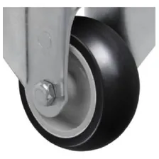 Rodízio Fixo Com Placa De 3pol Até Aço 70kg Fl312np Scioppa Foto mini  2