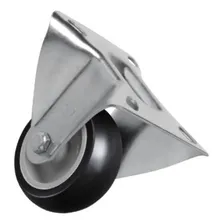Rodízio Fixo Com Placa De 3pol Até Aço 70kg Fl312np Scioppa Foto mini 4