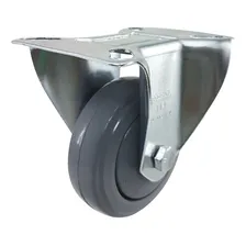 Rodizio Fixo De Borracha 4 Polegadas 85kg - Rodcar Foto mini 2