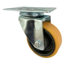 Rodizio Girat贸rio 4 Polegadas Poliuretano Pu - Schioppa Foto mini 3
