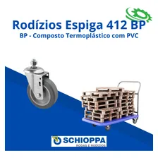 Rodízio Giratório Espiga 4 Pol. 65kg Gle 412 Bp Schioppa Foto mini  3
