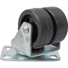 RodÃzio Nylon Com Placa Duplo Até 125kg Foto mini 1