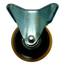 Rodizio Pu/ferro Placa Fixa 4(250k) Foto mini 1