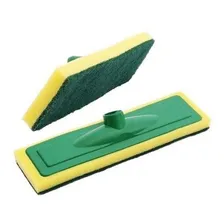 Rodo Abrasivo Esponja Lava Piso Lava Azulejo Limpeza Pesada Foto  mini 1