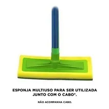Rodo Abrasivo Esponja Lava Piso Lava Azulejo Limpeza Pesada Foto mini  2