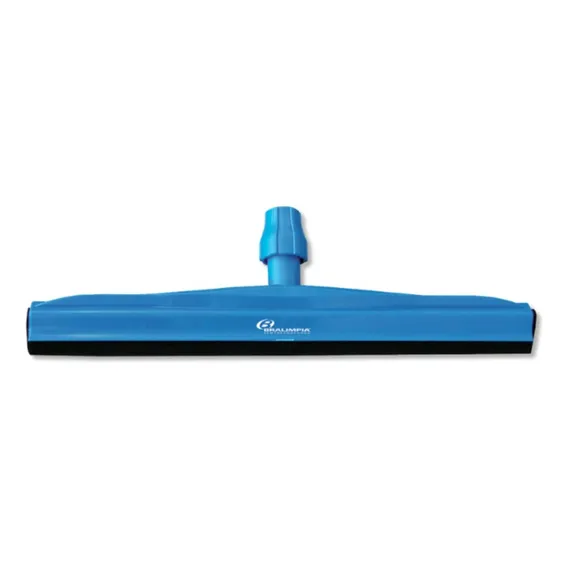 Rodo Plástico Profissional Borracha Dupla 45cm Sem Cabo Cor Azul Foto 1