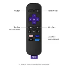 Roku Express | Dispositivo de Streaming para TV HD/Full HD com controle remoto Foto mini 4