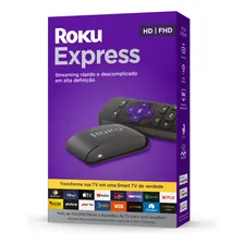 Roku Express | Dispositivo de Streaming para TV HD/Full HD com controle remoto Foto  mini 1