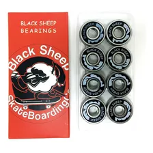 Rolamento Black Sheep Red 608 Precisão Skate Ou Longboard Linha Silver Melhor Qualidade Do Mercado Foto mini  2