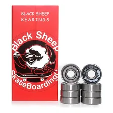 Rolamento Black Sheep Red 608 Precisão Skate Ou Longboard Linha Silver Melhor Qualidade Do Mercado Foto  mini 1
