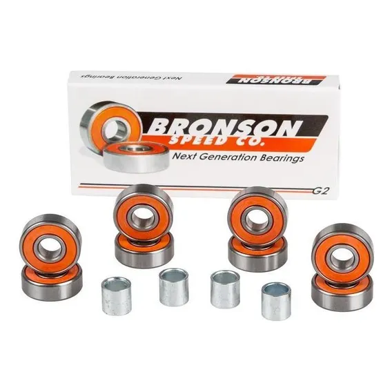 Rolamento Bronson Speed G2 C/ Espaçadores - Skateboard Foto 1