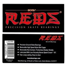 Rolamentos Red Bones Redz Skate Patins Long Board Foto mini 4