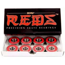 Rolamentos Red Bones Redz Skate Patins Long Board Foto mini 1