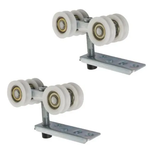 Roldana Concava Rodizio 4r Porta Correr Madeira 80kg Stanley Foto 1